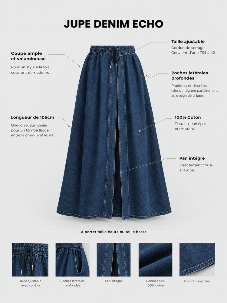 Jupe Denim Echo