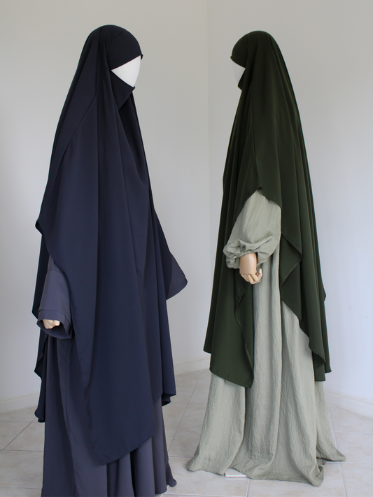 Khimar with Clips (Whool Peach)